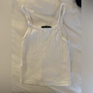 White brandy Melville baby tank with cute little bow